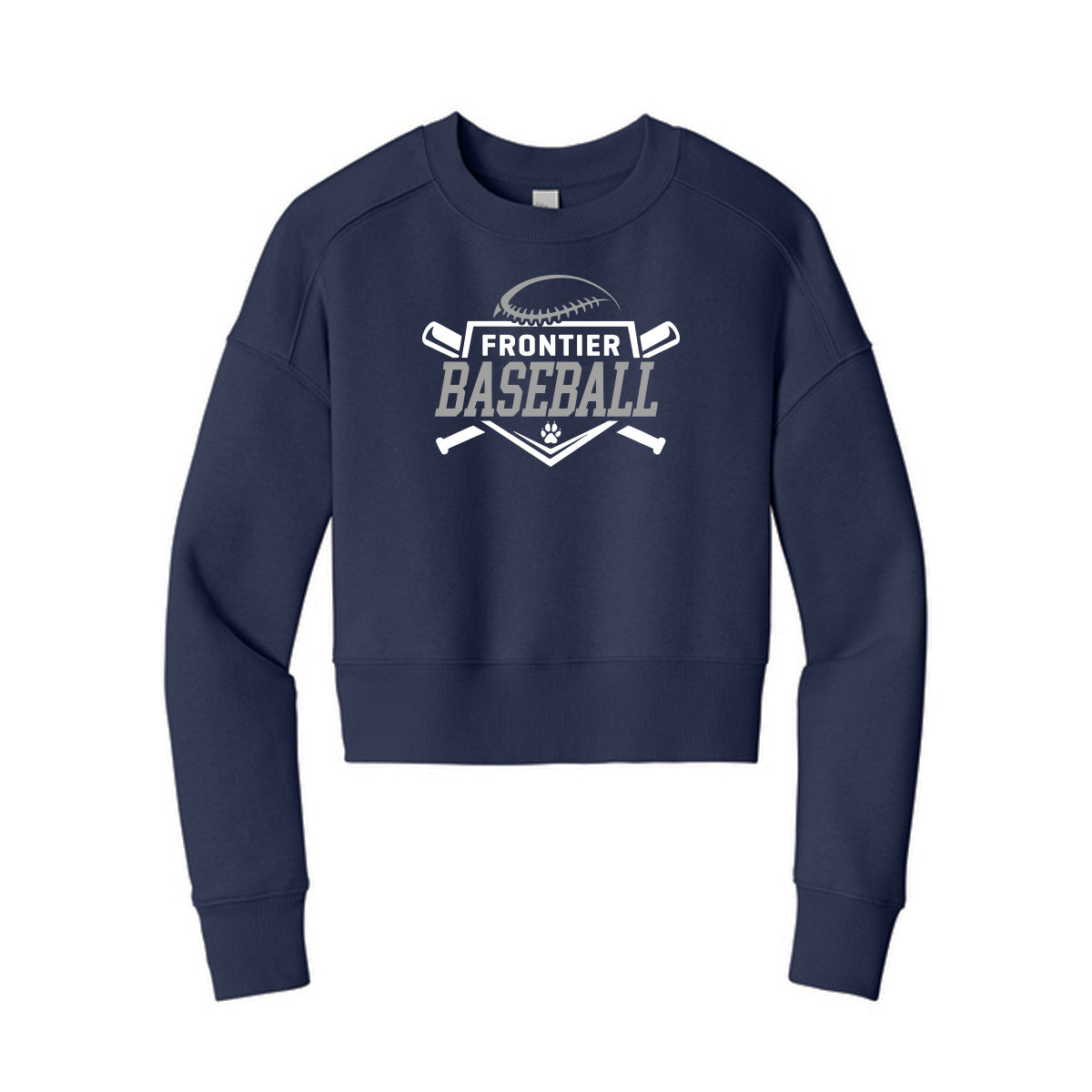 Frontier Elementary Baseball Cropped Crewneck Sweatshirt