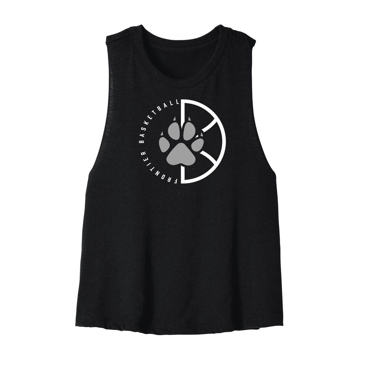 Frontier Elementary Basketball Cropped Racerback Tank