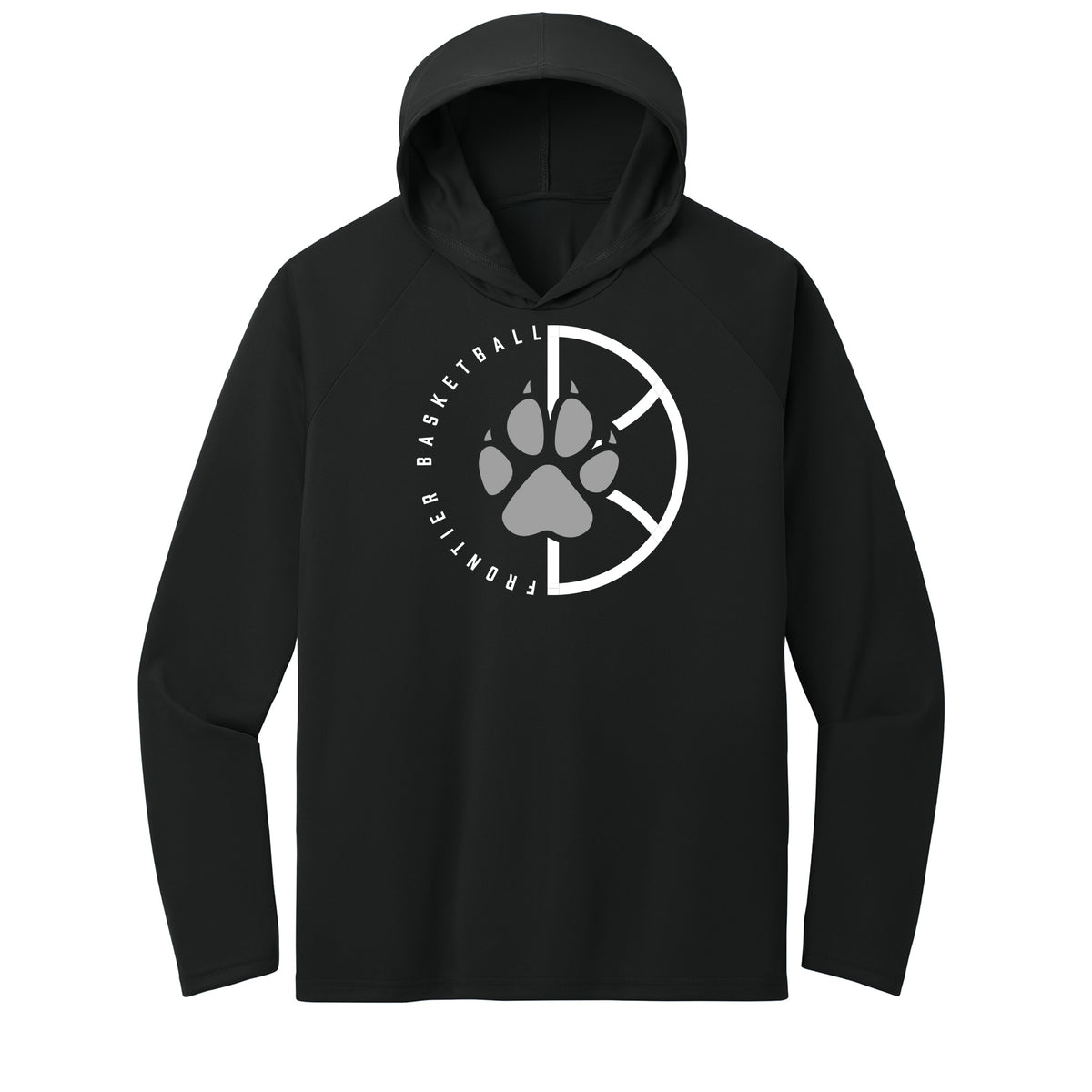 Frontier Elementary Basketball Performance Hooded Long Sleeve Tee