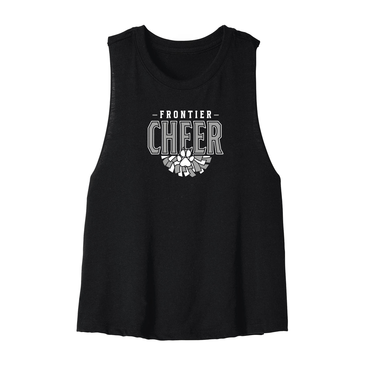 Frontier Elementary Cheer Cropped Racerback Tank