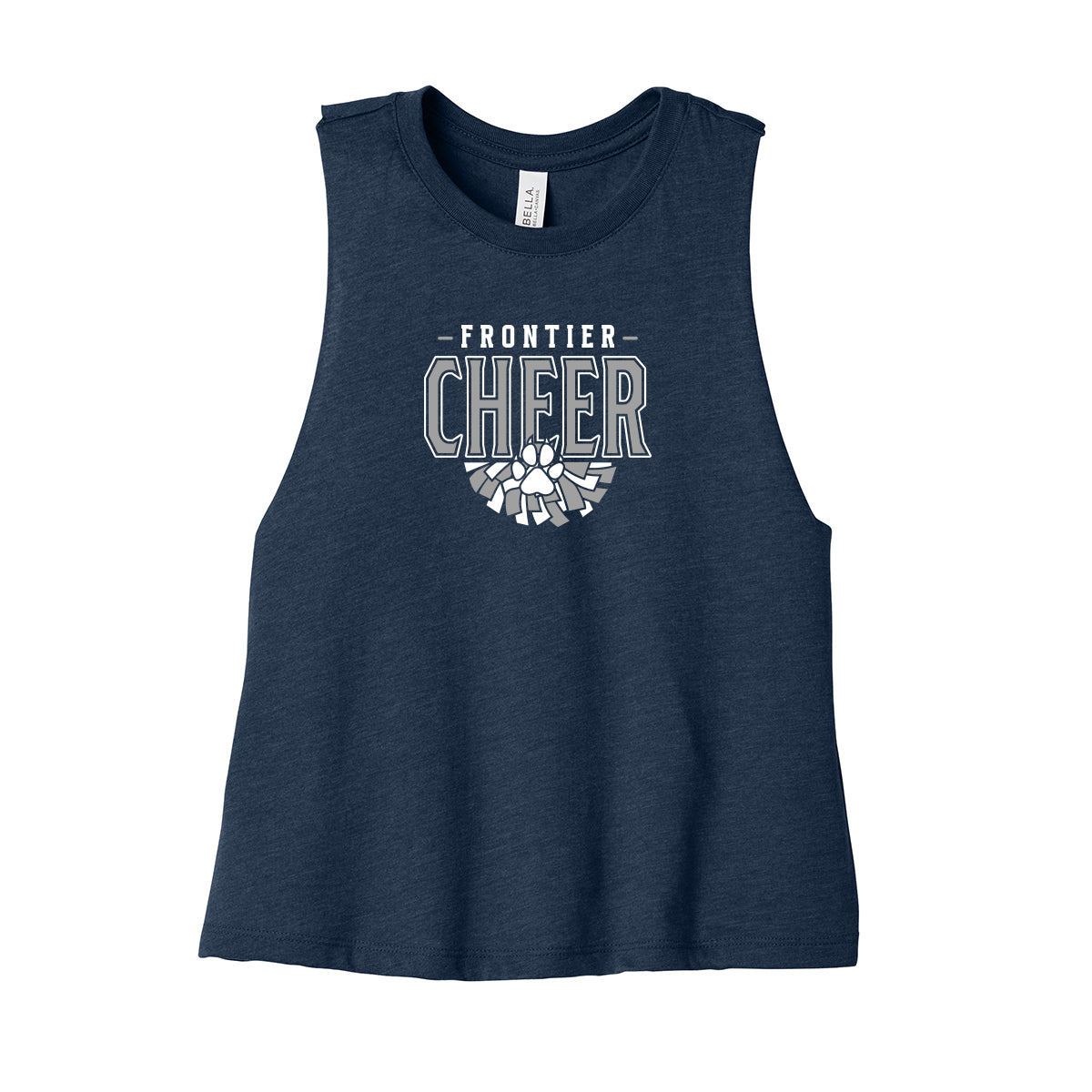 Frontier Elementary Cheer Cropped Racerback Tank