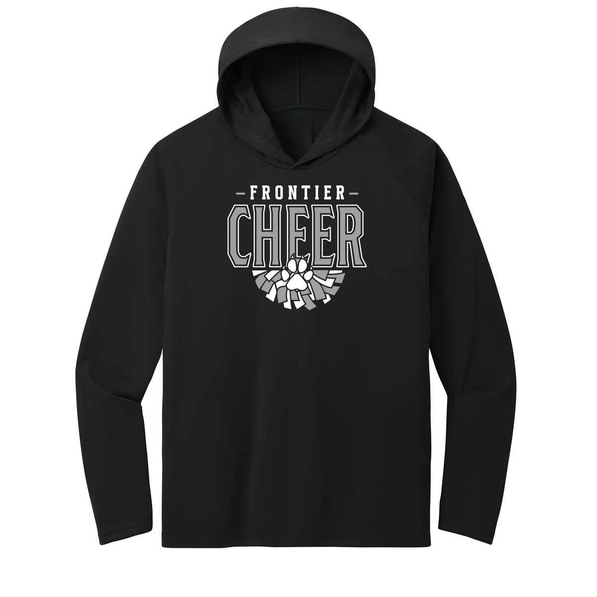 Frontier Elementary Cheer Performance Hooded Long Sleeve Tee