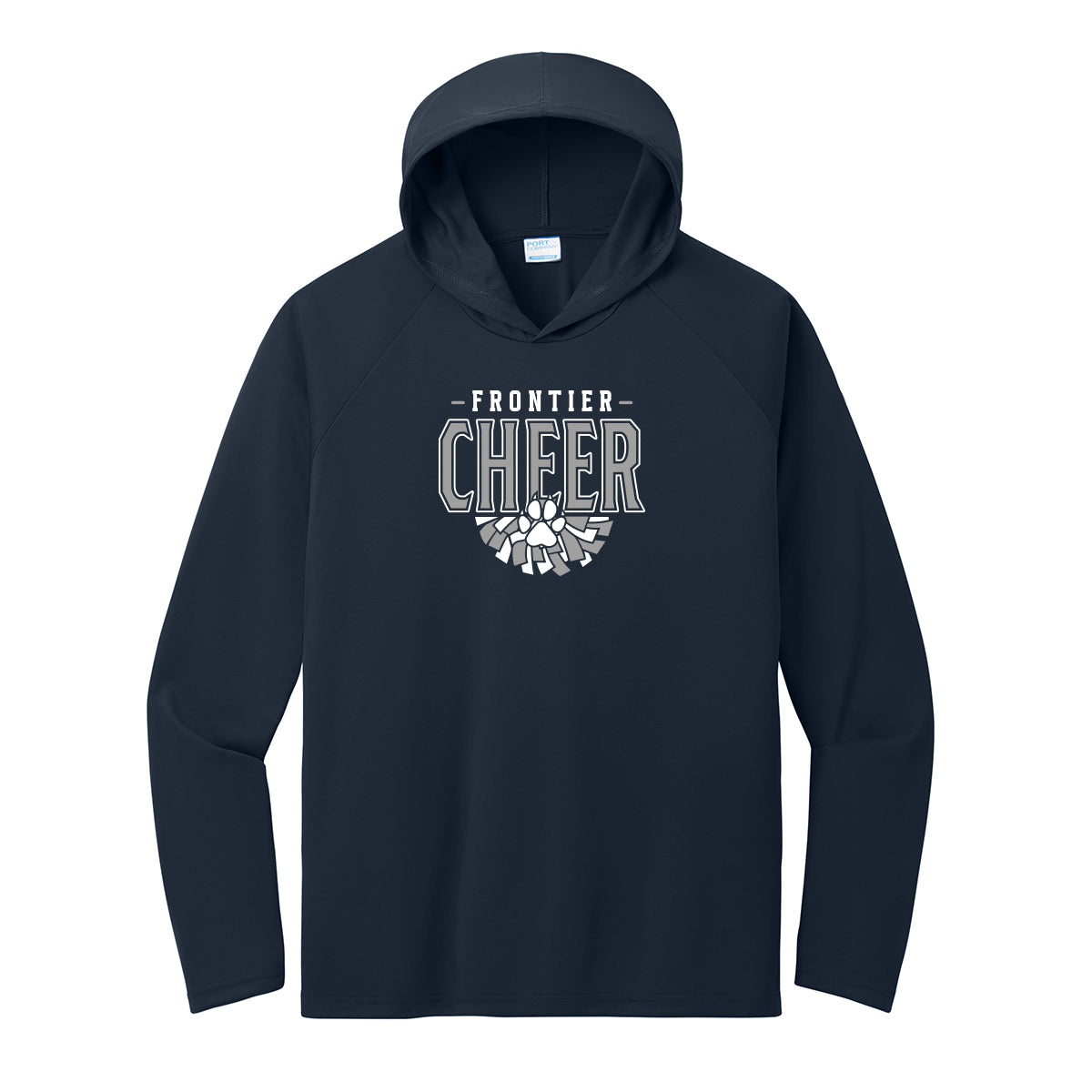 Frontier Elementary Cheer Performance Hooded Long Sleeve Tee