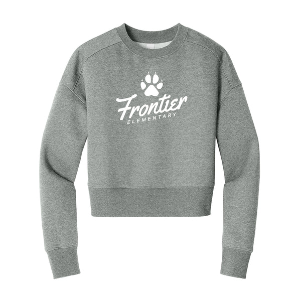 Frontier Elementary Cropped Crewneck Sweatshirt