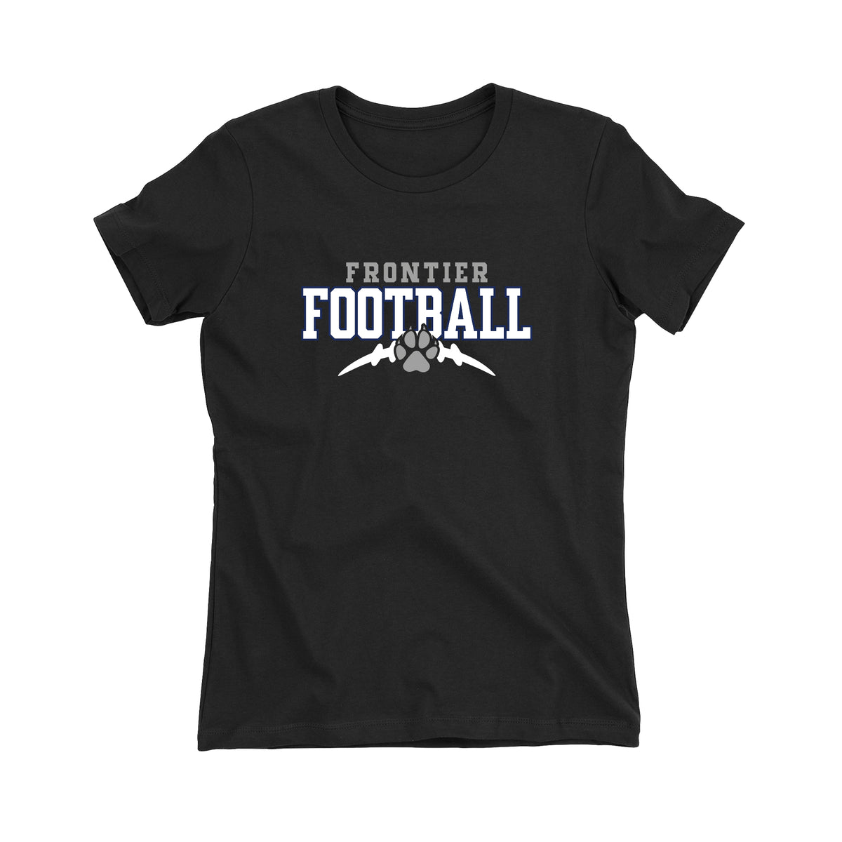 Frontier Elementary Football Women's Fitted Tee