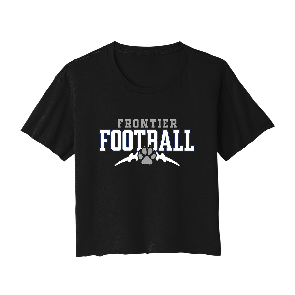 Frontier Elementary Football Cropped Tee