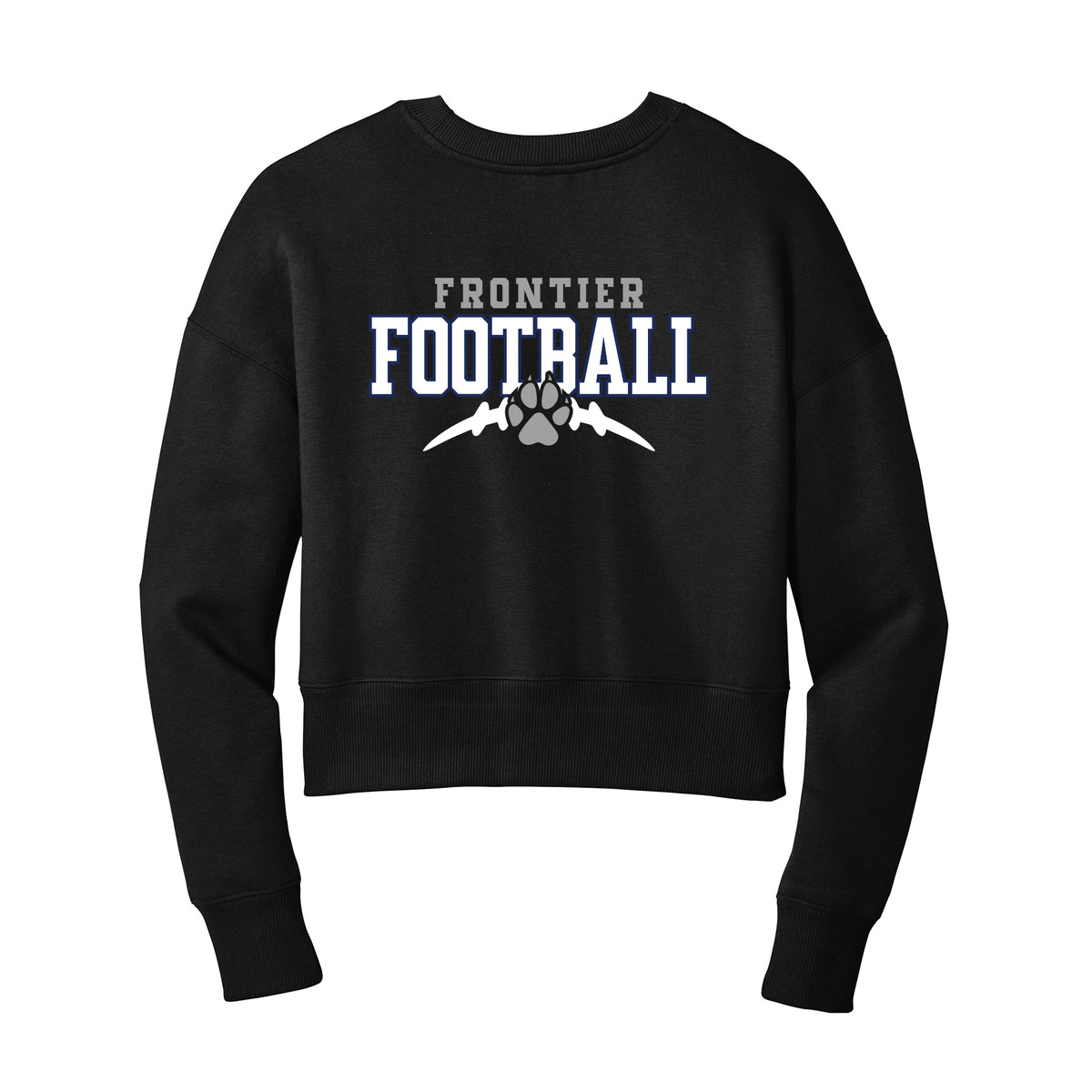 Frontier Elementary Football Cropped Crewneck Sweatshirt