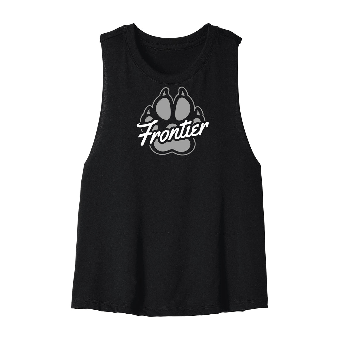 Frontier Paw Cropped Racerback Tank