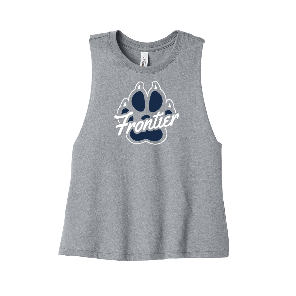 Frontier Paw Cropped Racerback Tank