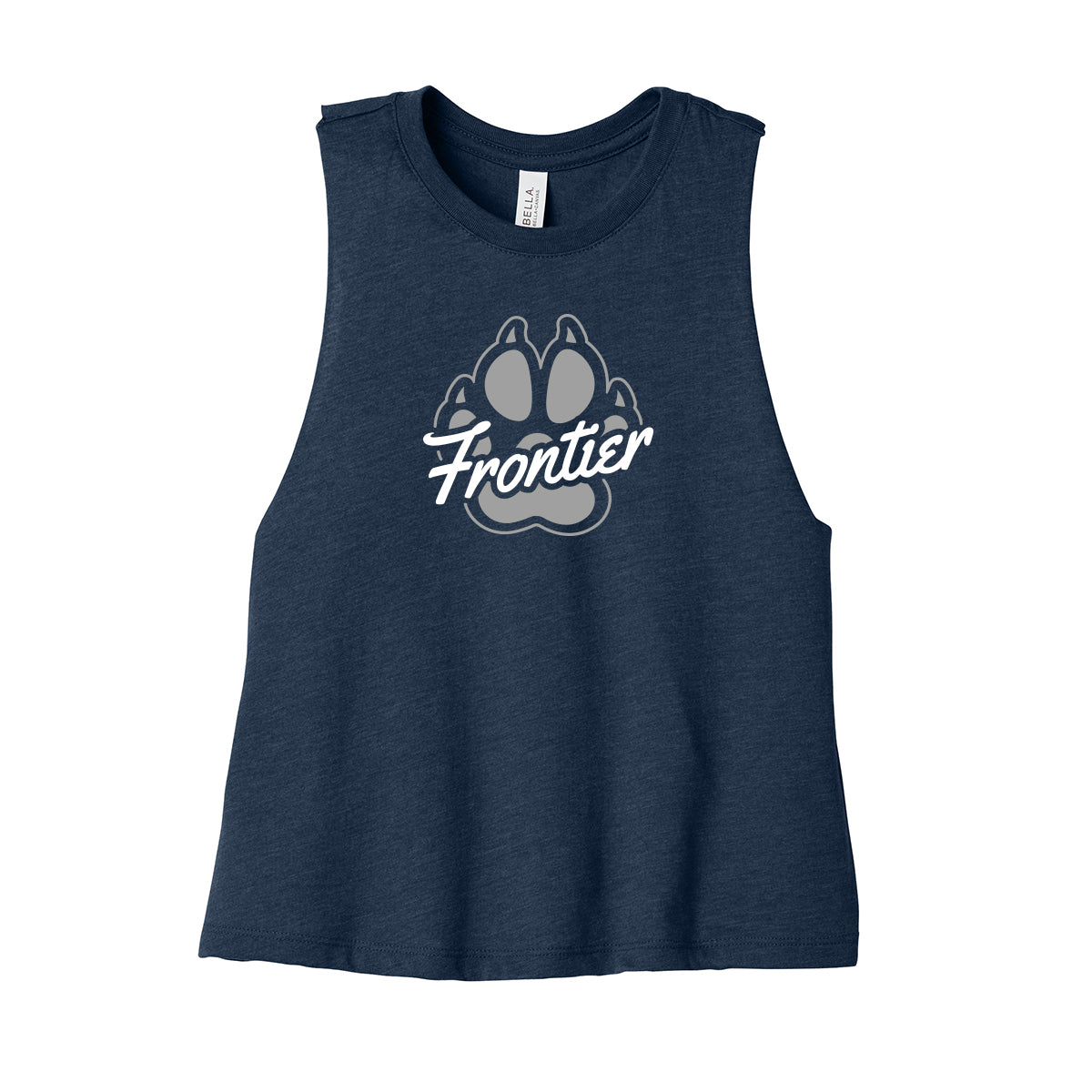 Frontier Paw Cropped Racerback Tank