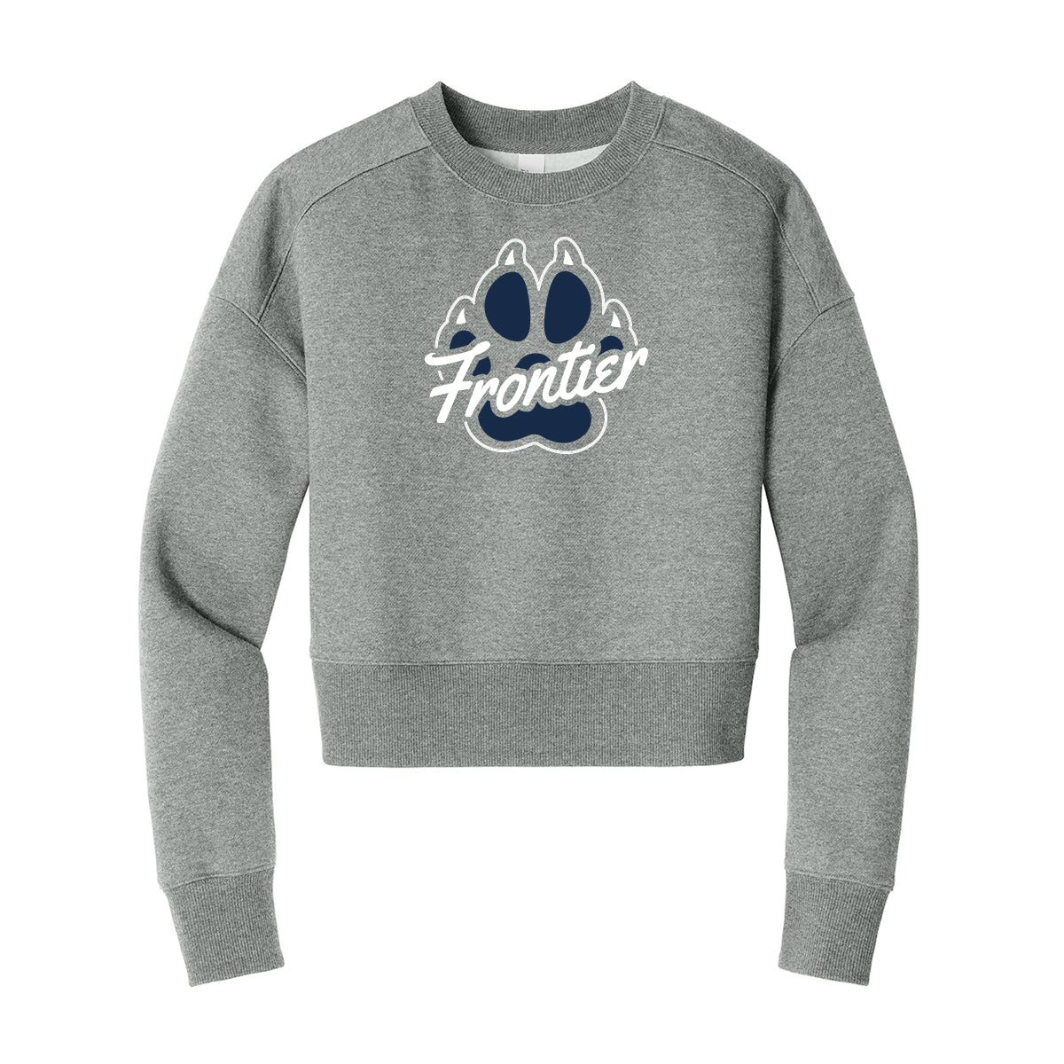 Frontier Paw Cropped Crewneck Sweatshirt
