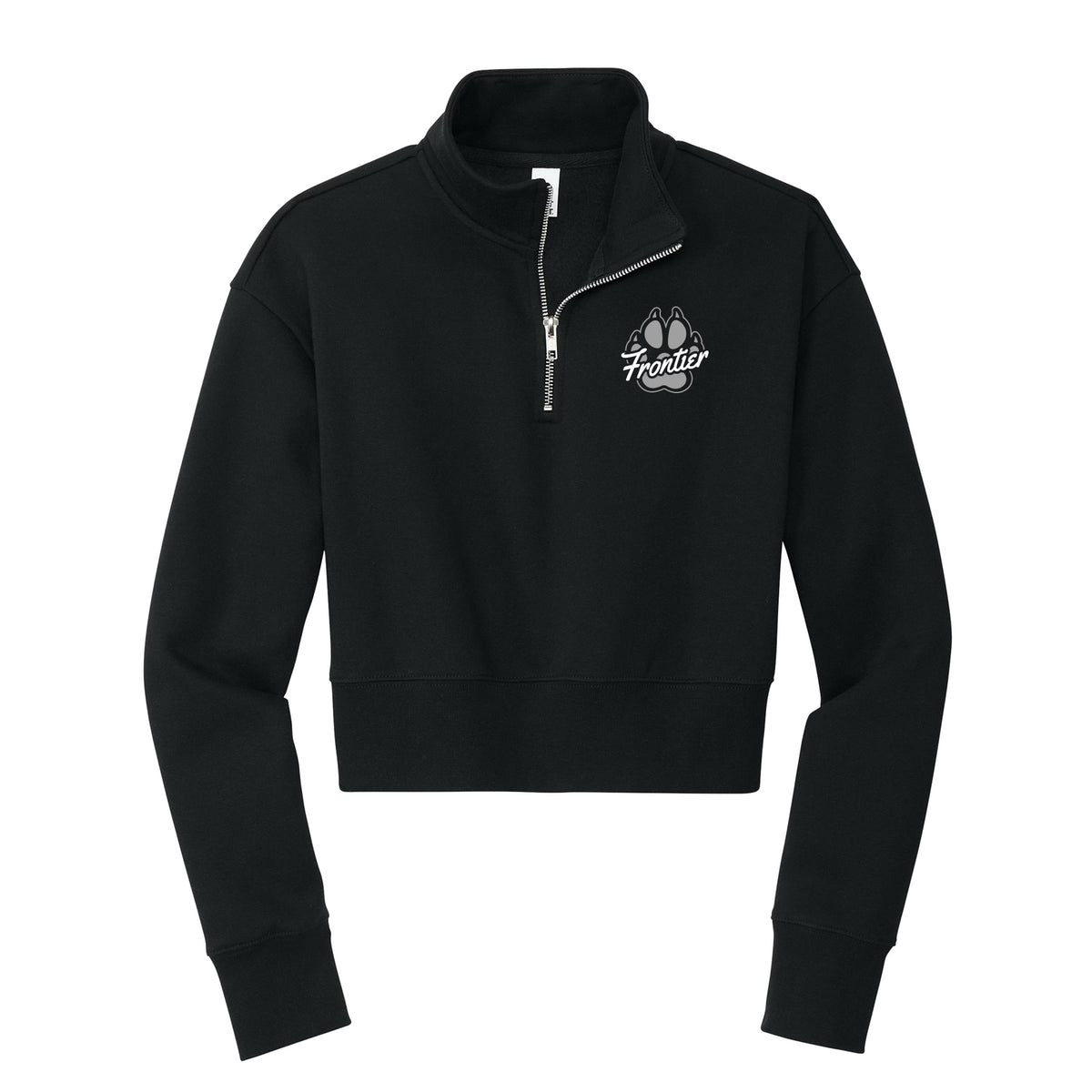 Frontier Paw Cropped 1/4 Zip Fleece
