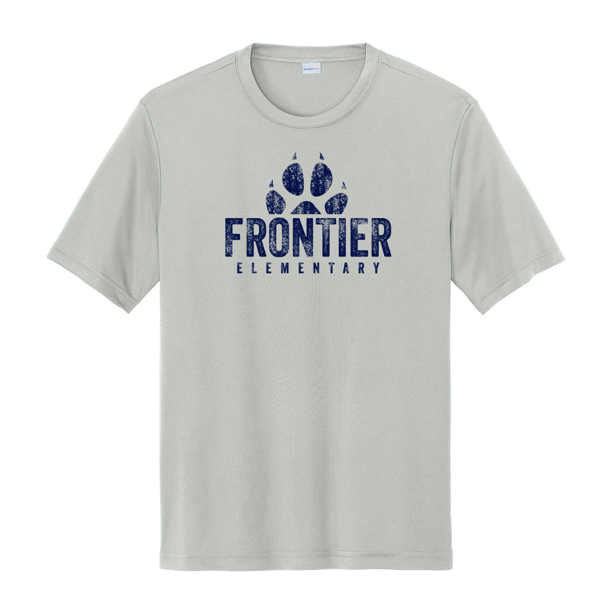 Distressed Frontier Elementary Dri Fit Tee