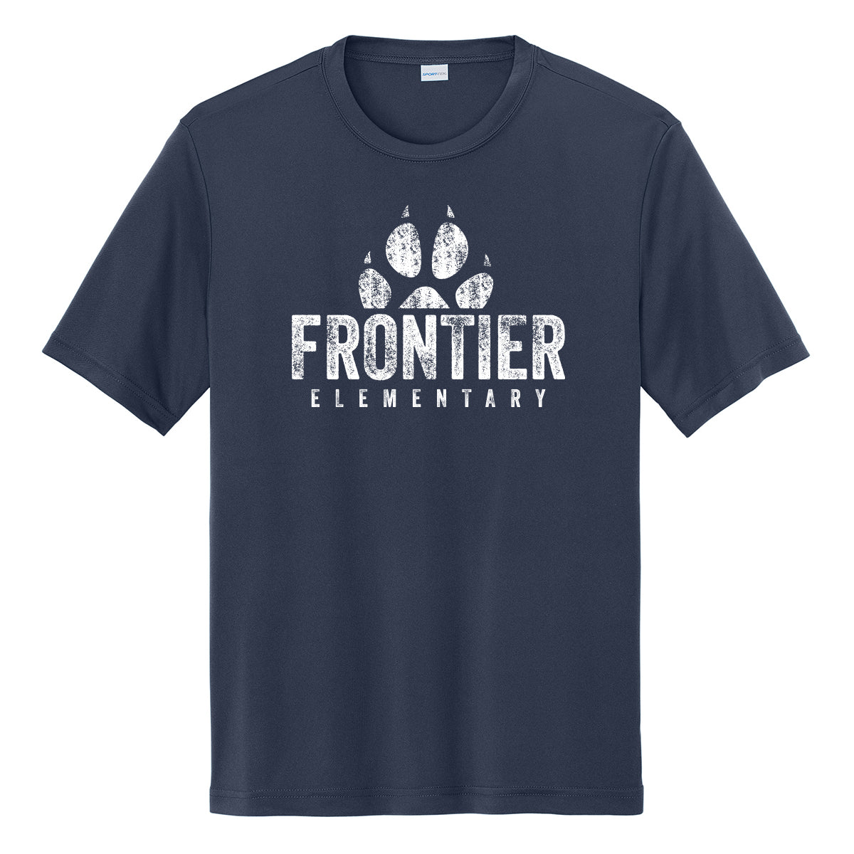 Distressed Frontier Elementary Dri Fit Tee