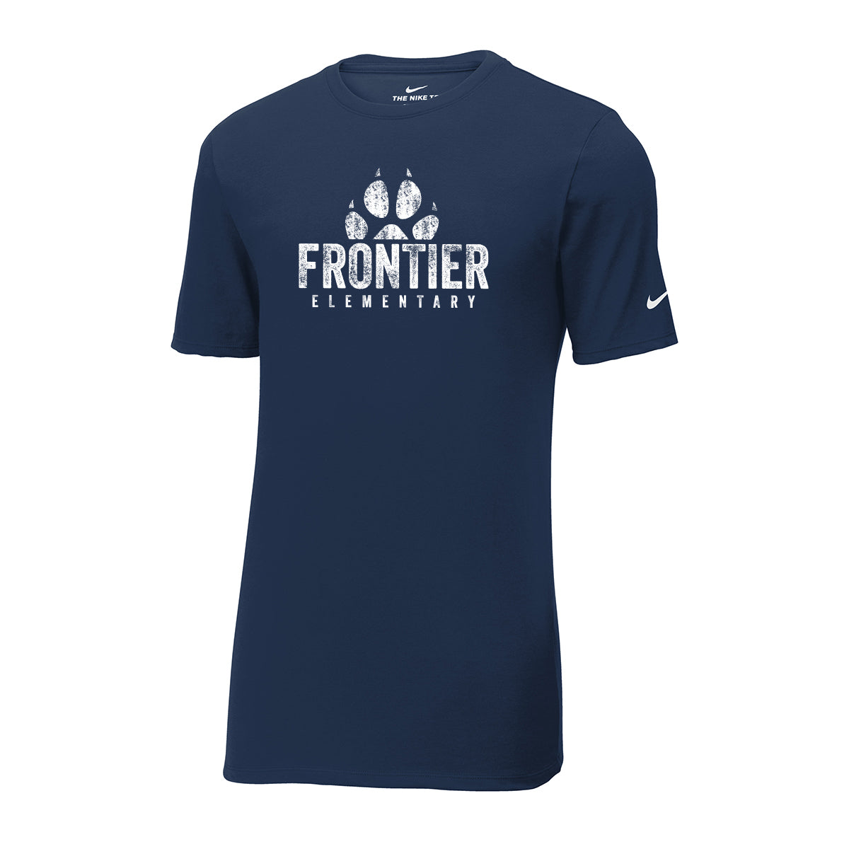 Distressed Frontier Elementary Nike Dri Fit Tee