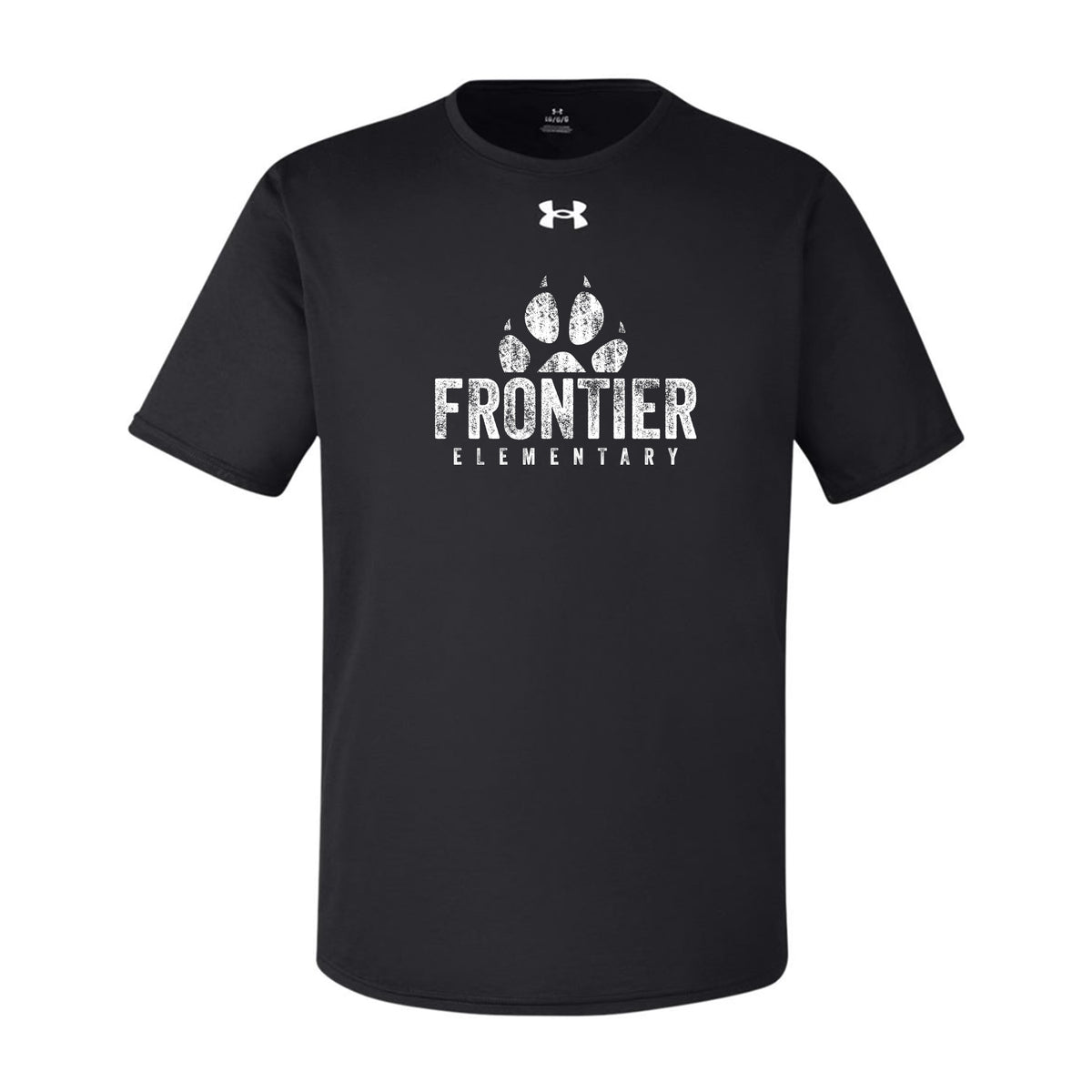 Distressed Frontier Elementary Under Armour Tee