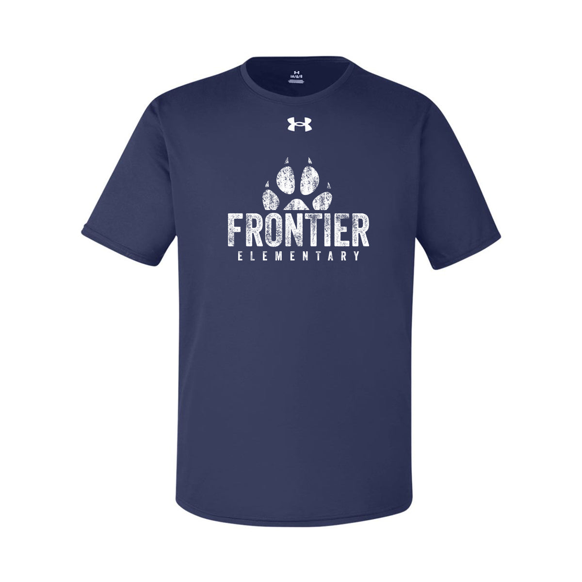 Distressed Frontier Elementary Under Armour Tee
