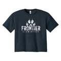 Distressed Frontier Elementary Cropped Tee
