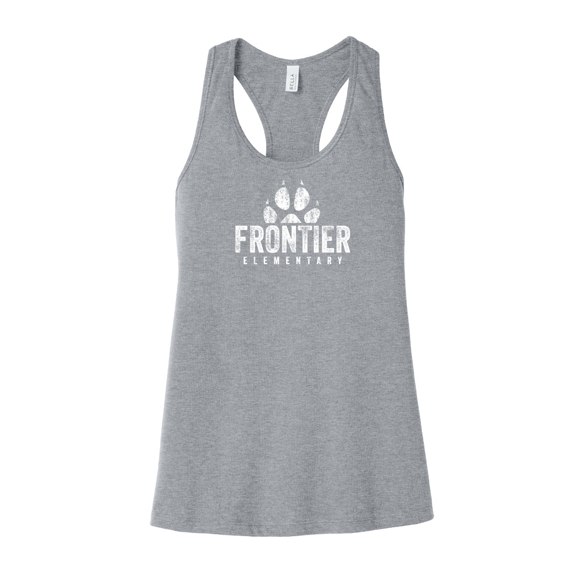 Distressed Frontier Elementary Racerback Tank