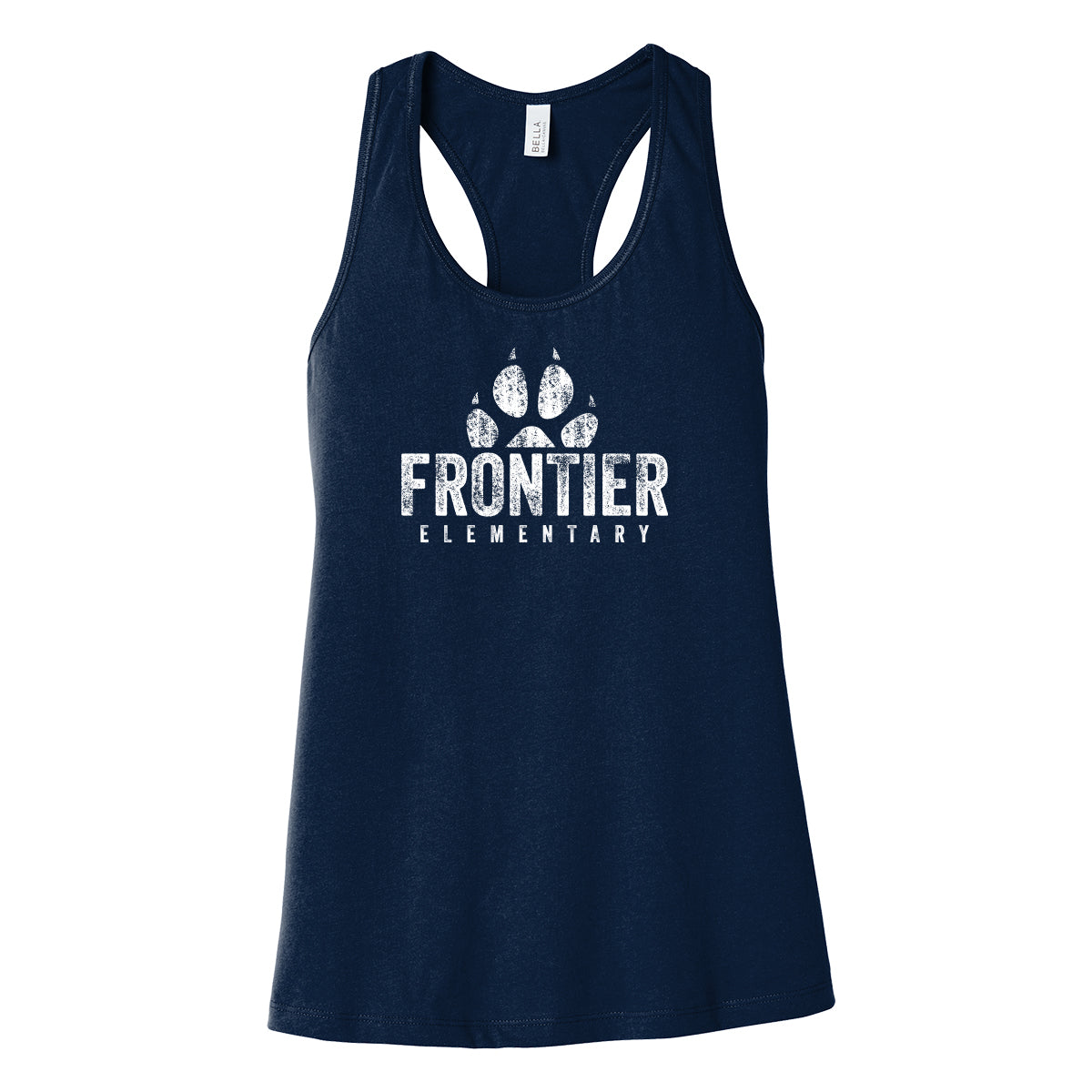Distressed Frontier Elementary Racerback Tank