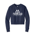 Distressed Frontier Elementary Cropped Crewneck Sweatshirt