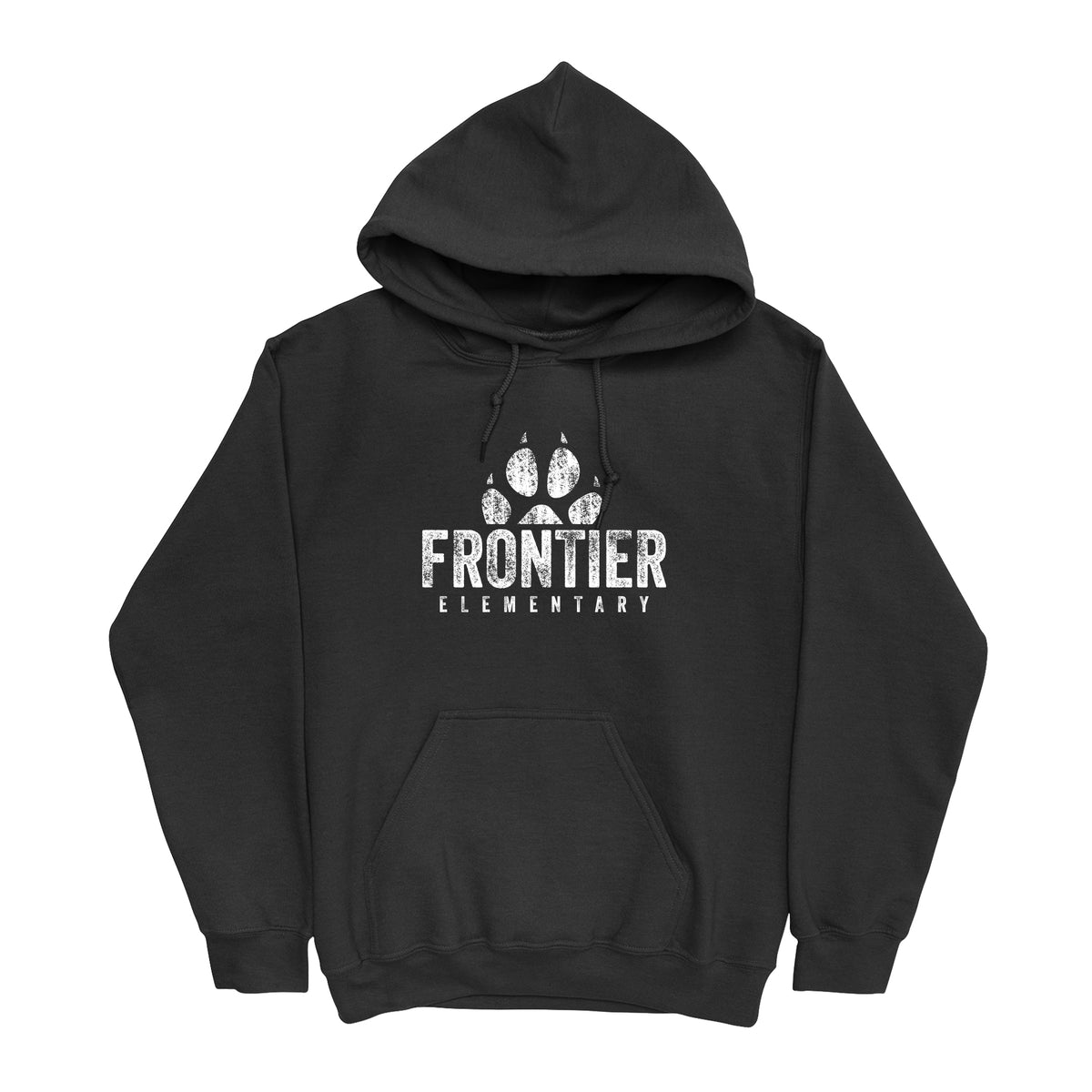 Distressed Frontier Elementary Hoodie
