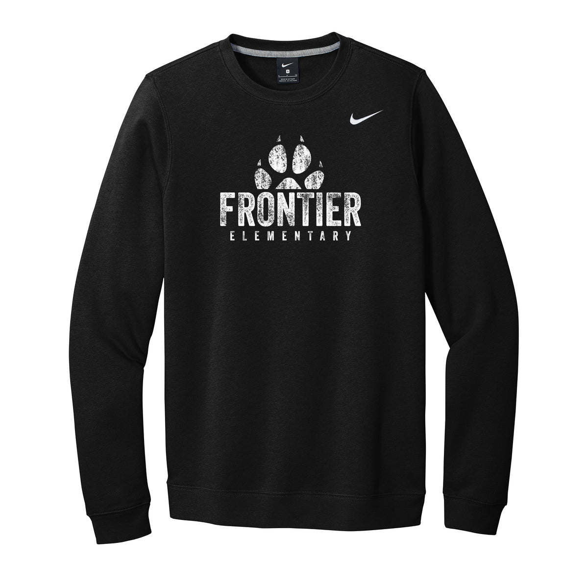 Distressed Frontier Elementary Nike Crewneck Sweatshirt