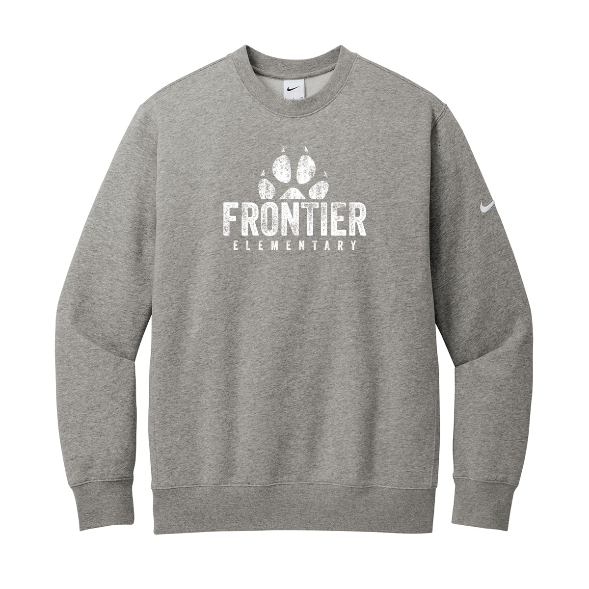 Distressed Frontier Elementary Nike Crewneck Sweatshirt