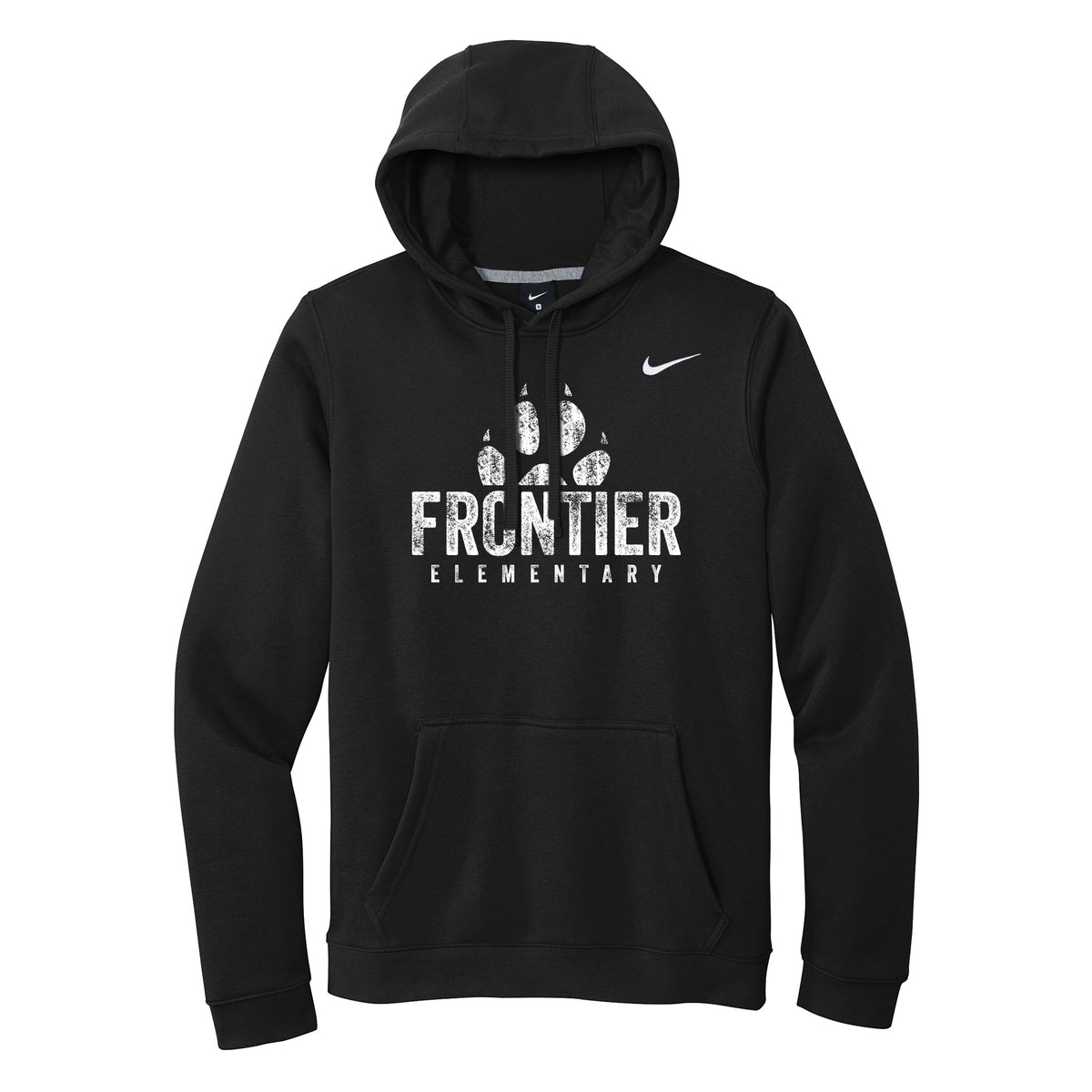 Distressed Frontier Elementary Nike Hoodie