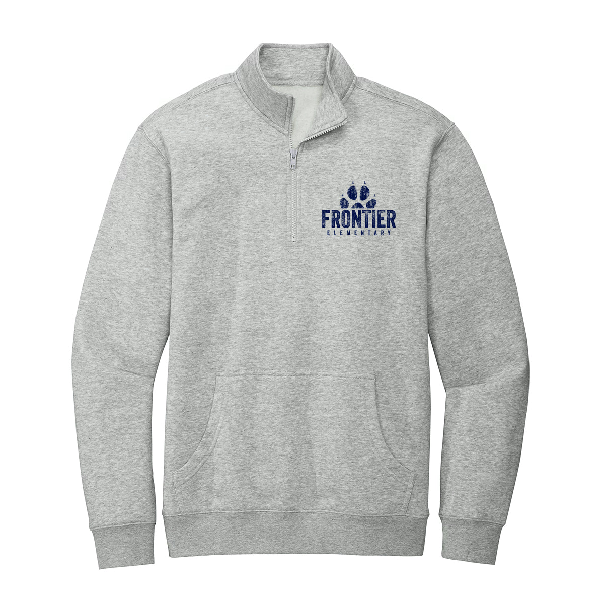 Distressed Frontier Elementary 1/4 Zip Fleece
