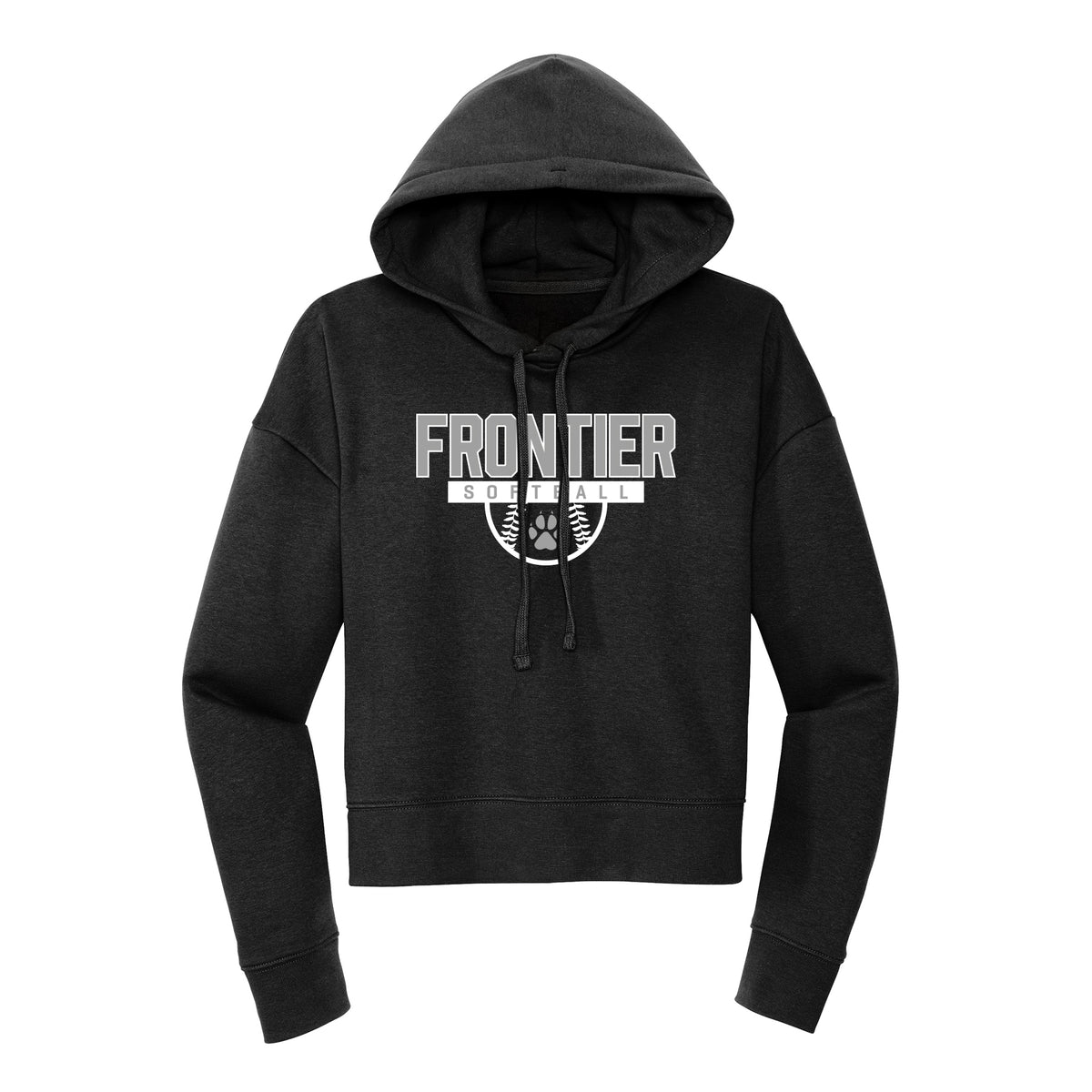 Frontier Elementary Softball Cropped Hoodie