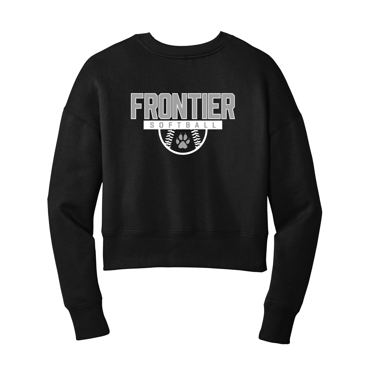 Frontier Elementary Softball Cropped Crewneck Sweatshirt
