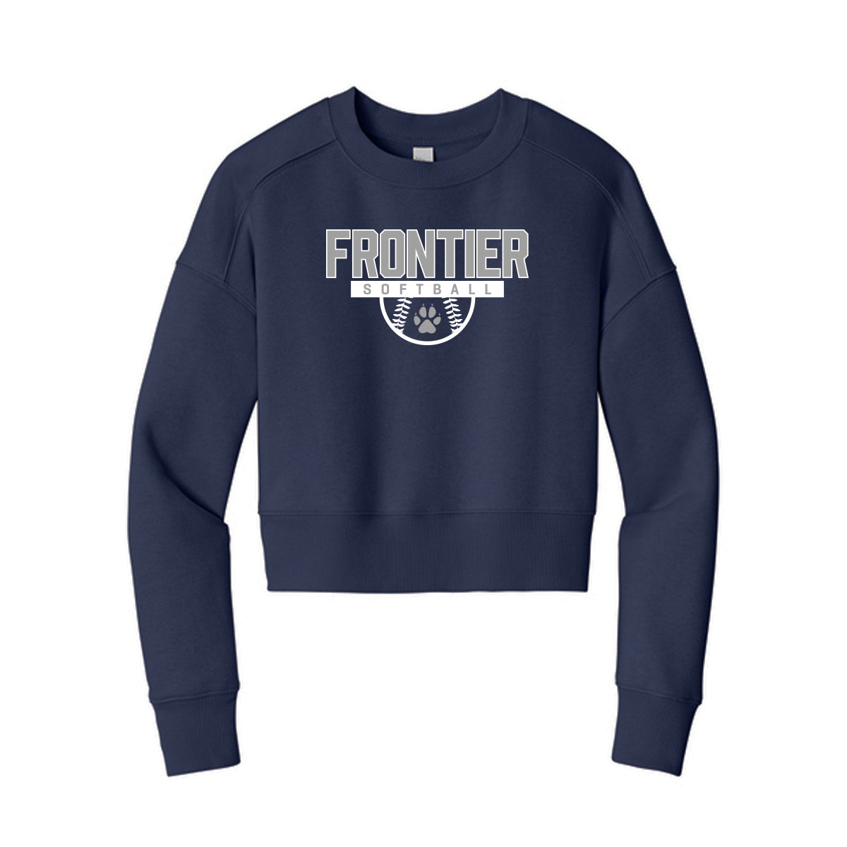 Frontier Elementary Softball Cropped Crewneck Sweatshirt