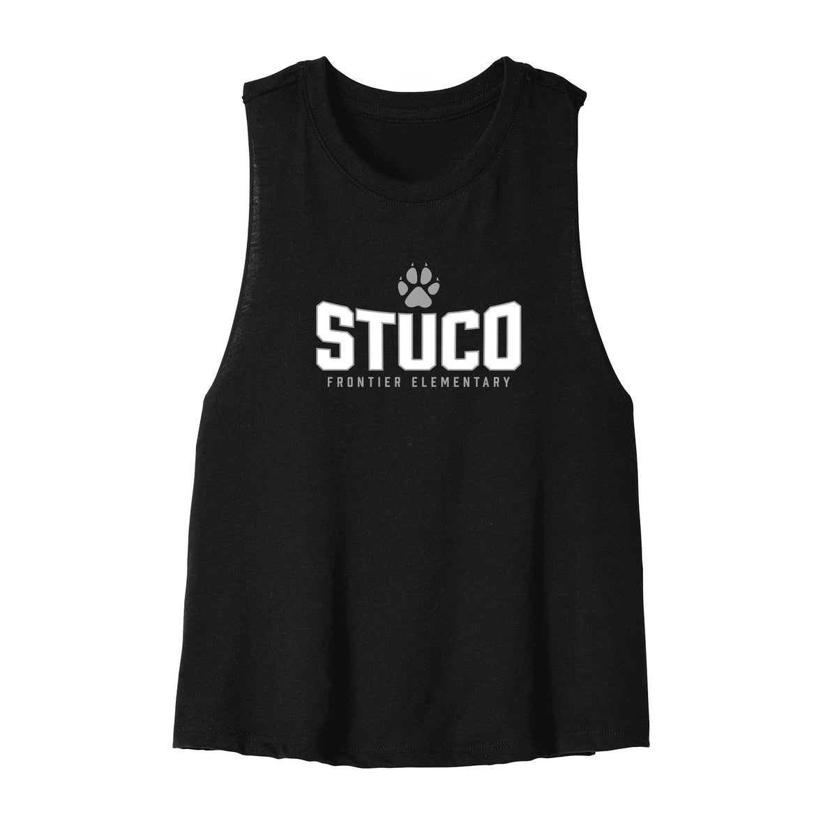 Frontier Elementary STUCO Cropped Racerback Tank