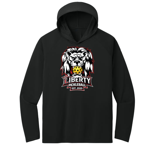 Liberty Pickleball Est. 2025 Performance Hooded Long Sleeve Tee