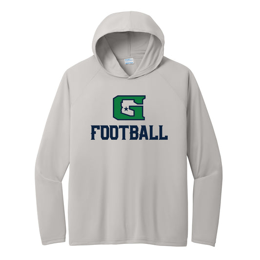 G Football Performance Hooded Long Sleeve Tee