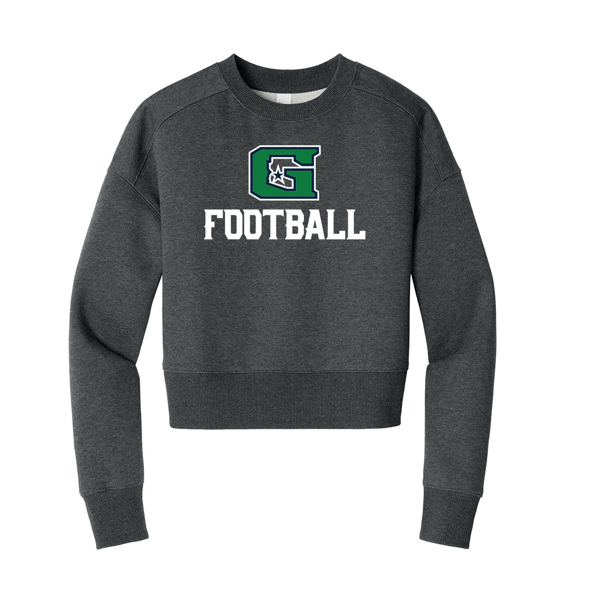 G Football Cropped Crewneck Sweatshirt