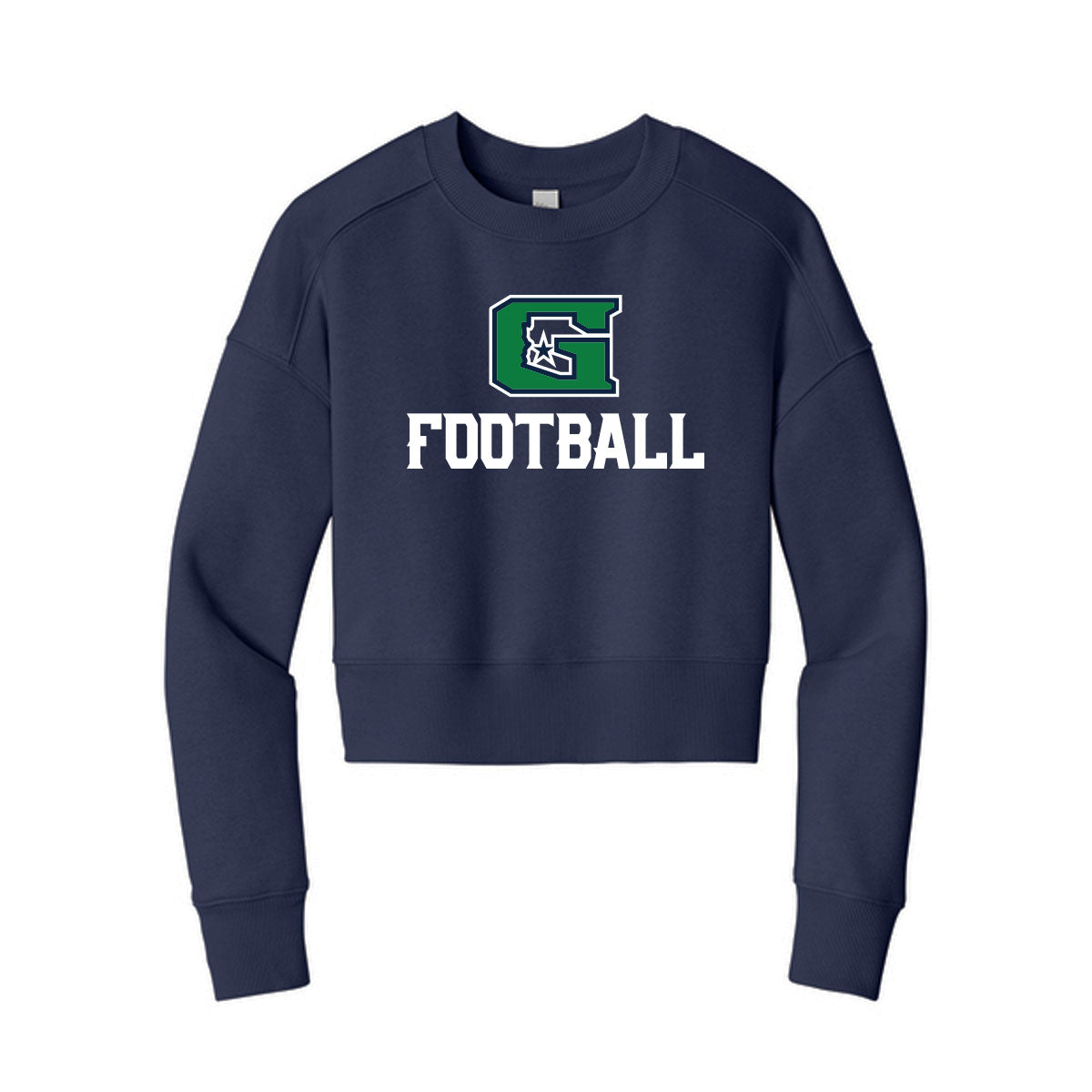 G Football Cropped Crewneck Sweatshirt