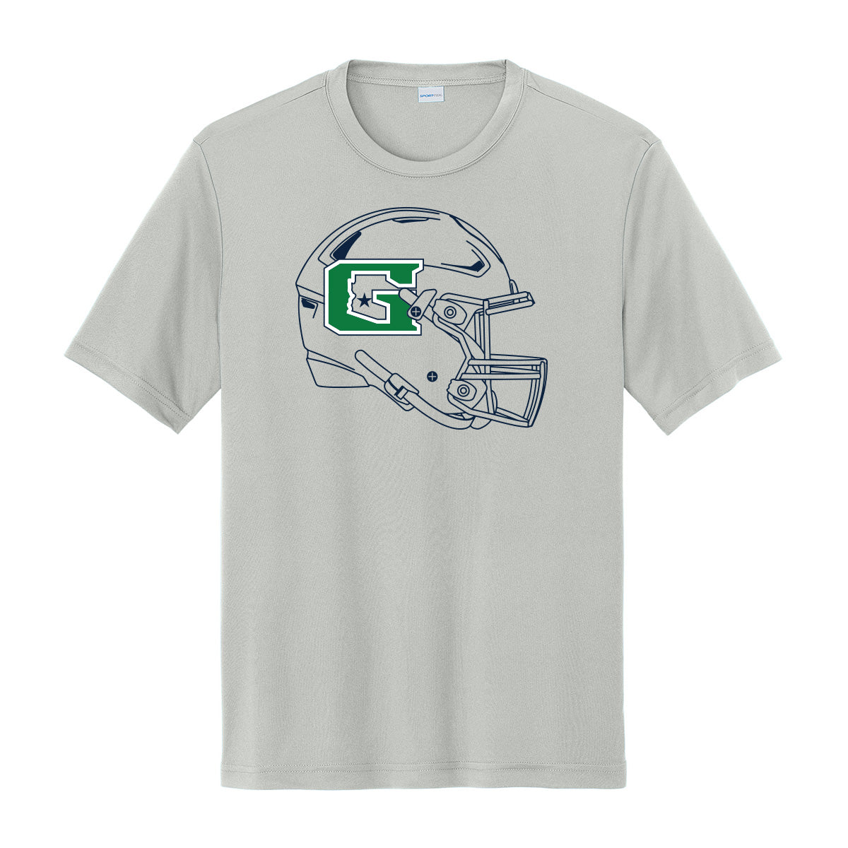 GHS Football Helmet Dri Fit Tee