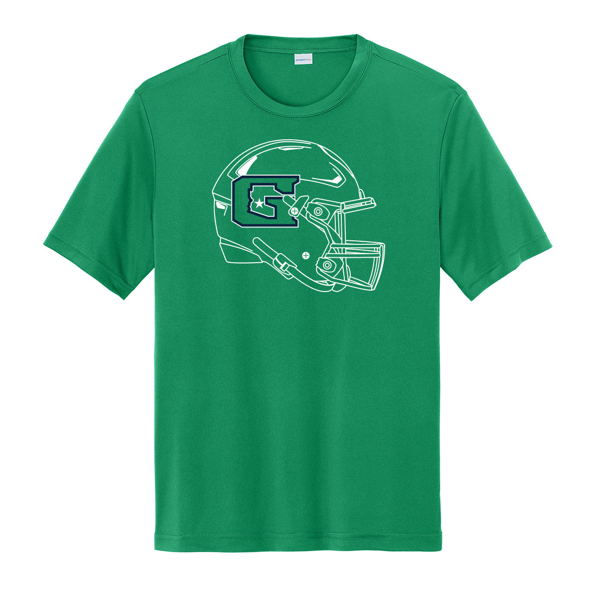 GHS Football Helmet Dri Fit Tee