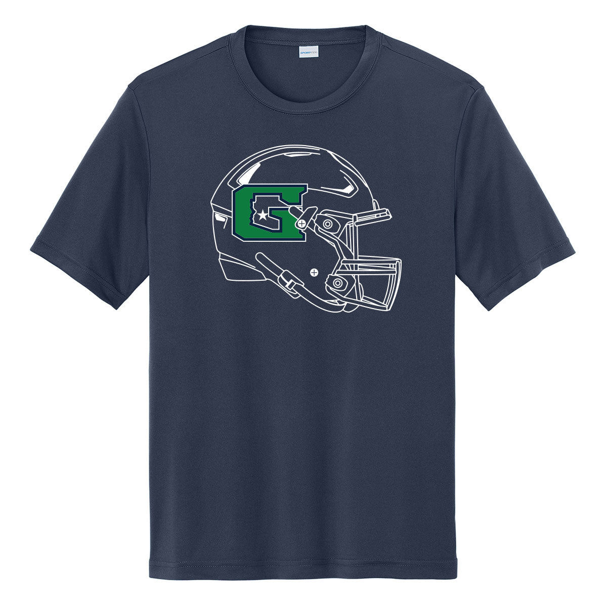 GHS Football Helmet Dri Fit Tee