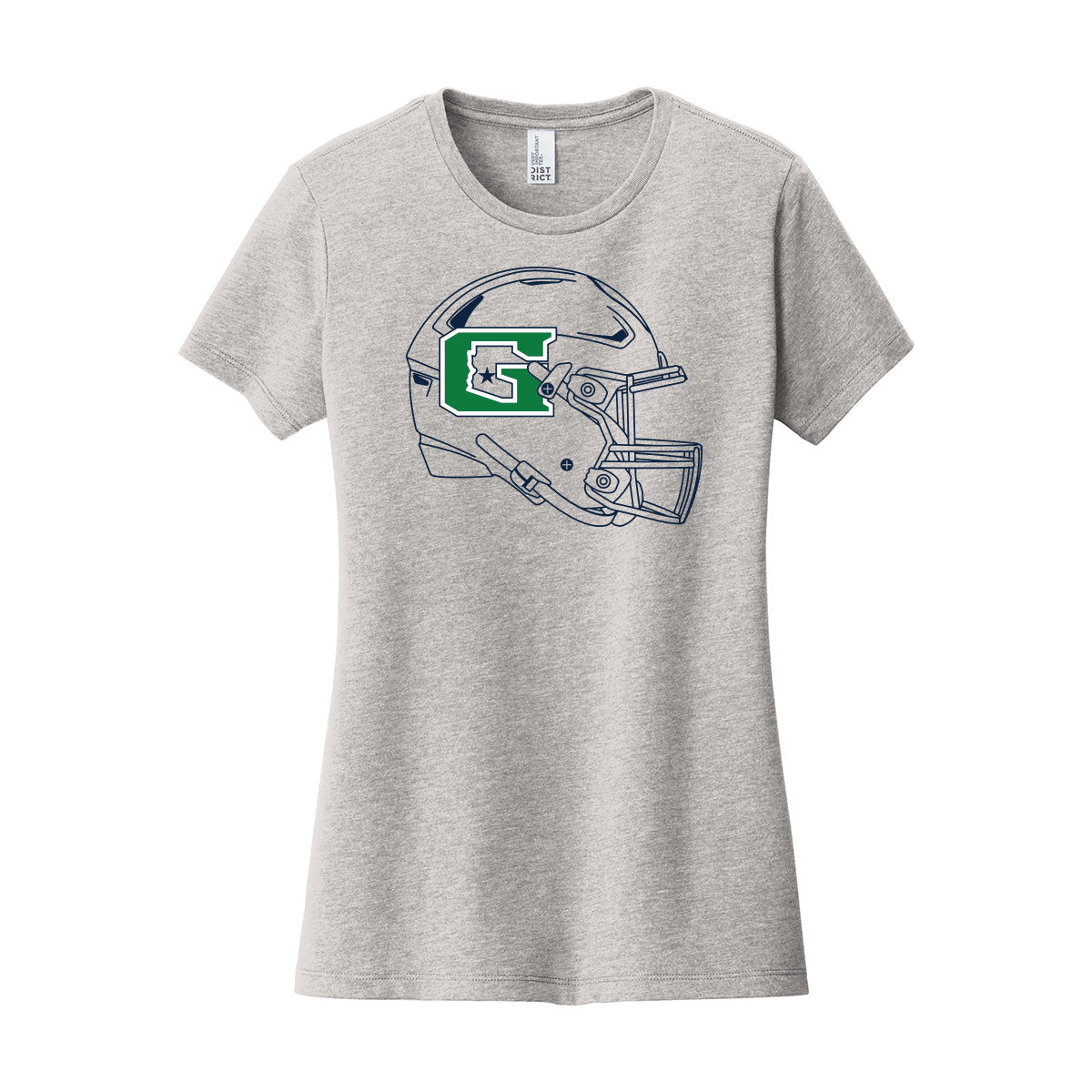 GHS Football Helmet Women's Fitted Tee