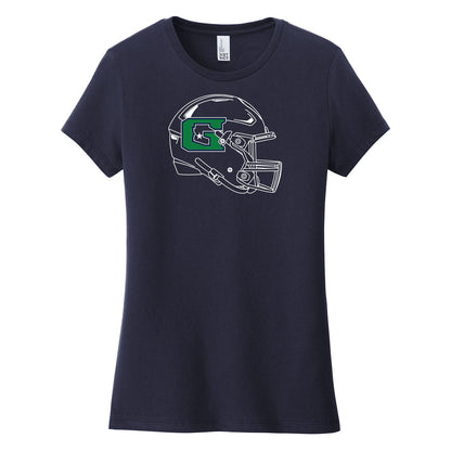 GHS Football Helmet Women's Fitted Tee