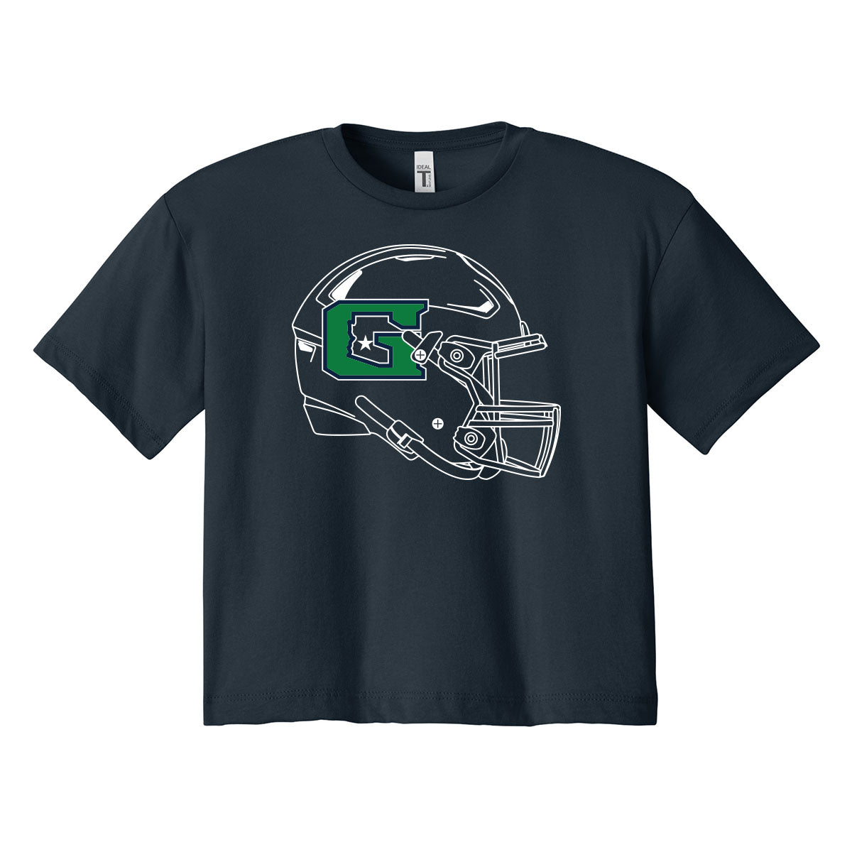 GHS Football Helmet Cropped Tee