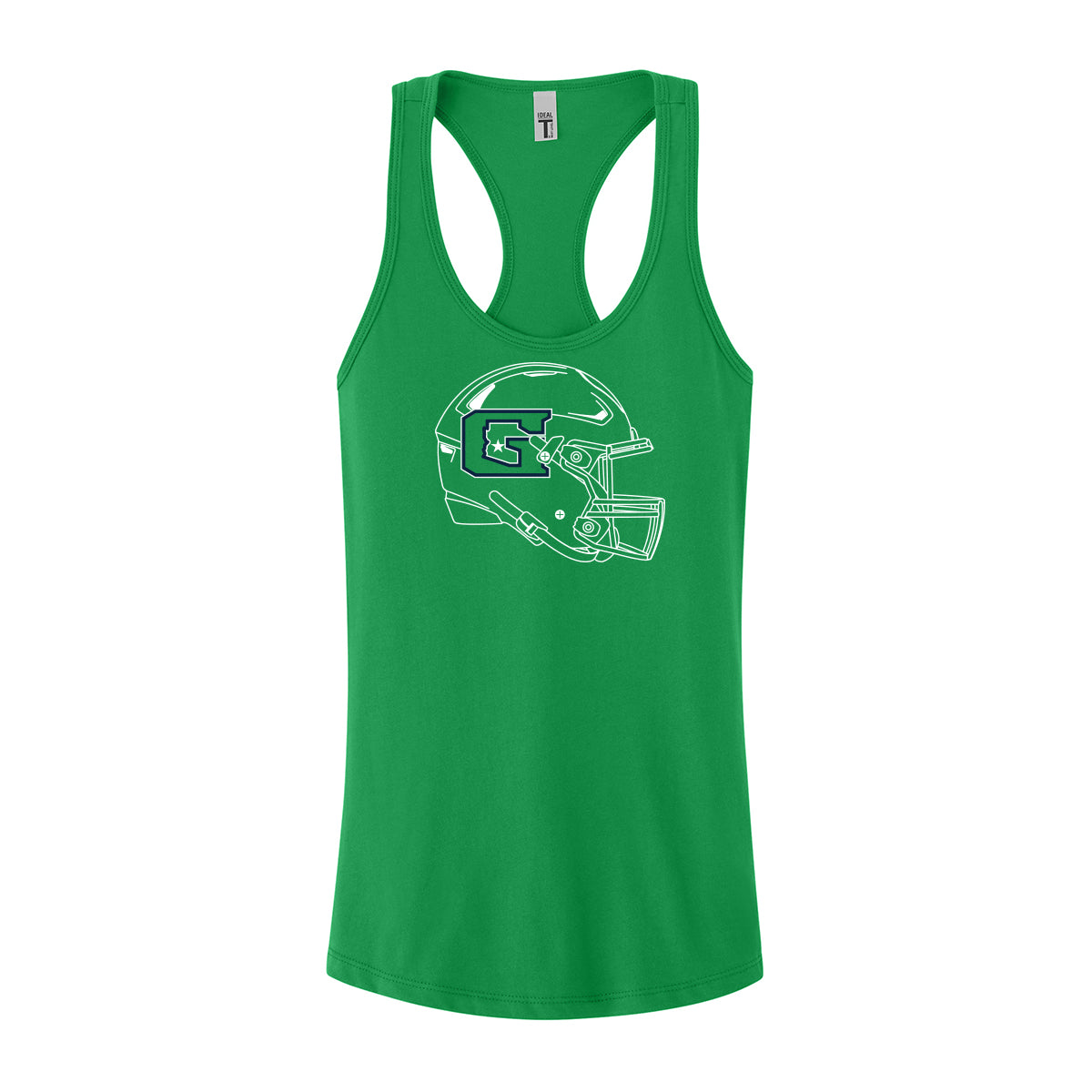 GHS Football Helmet Women's Racerback Tank
