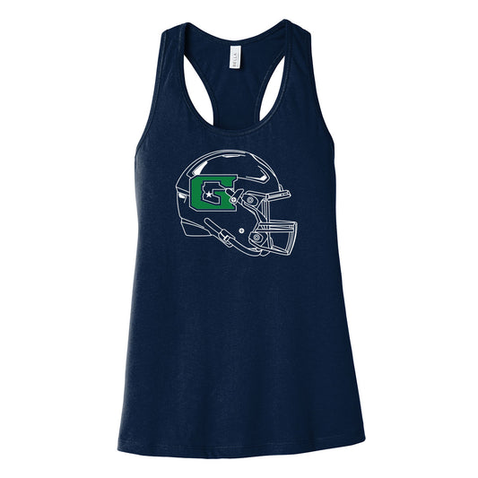 GHS Football Helmet Women's Racerback Tank