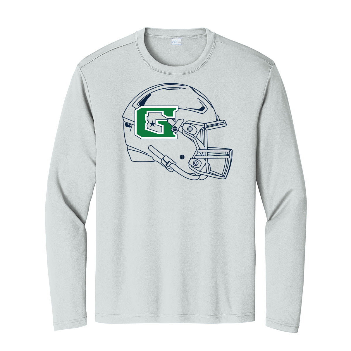 GHS Football Helmet Long Sleeve Tee