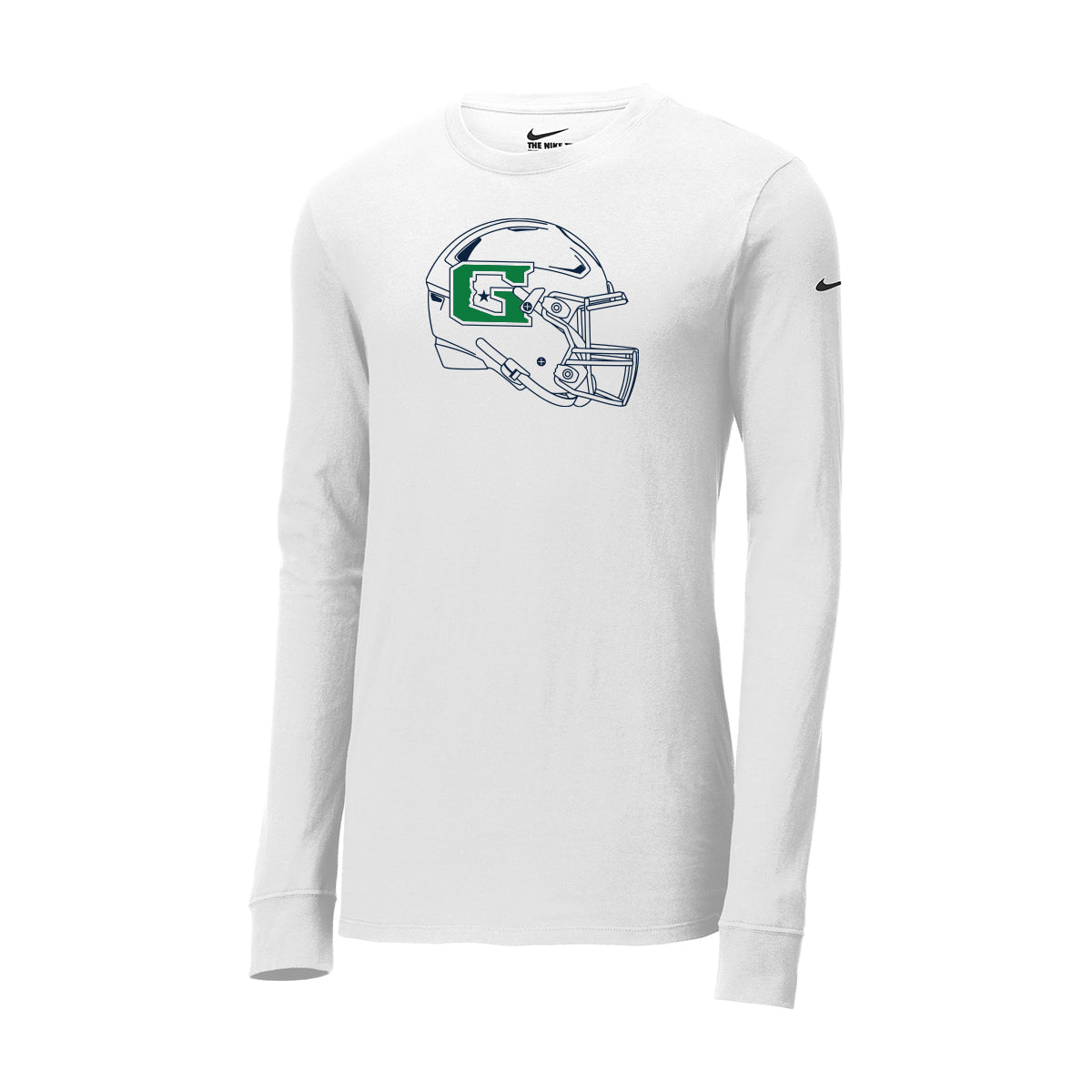 GHS Football Helmet Nike Long Sleeve Tee