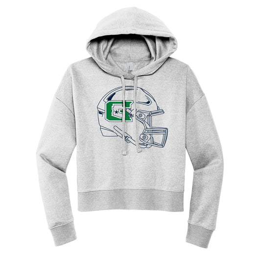 GHS Football Helmet Cropped Hoodie
