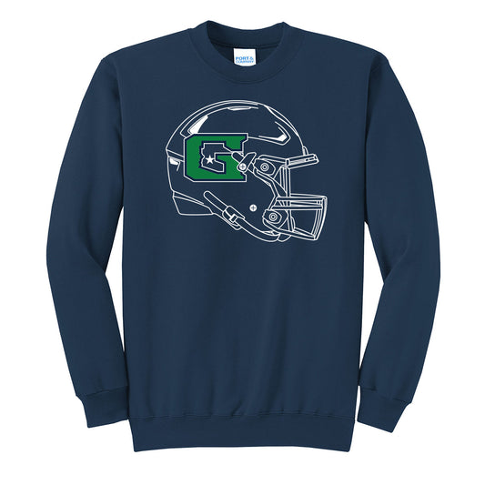 GHS Football Helmet Crewneck Sweatshirt